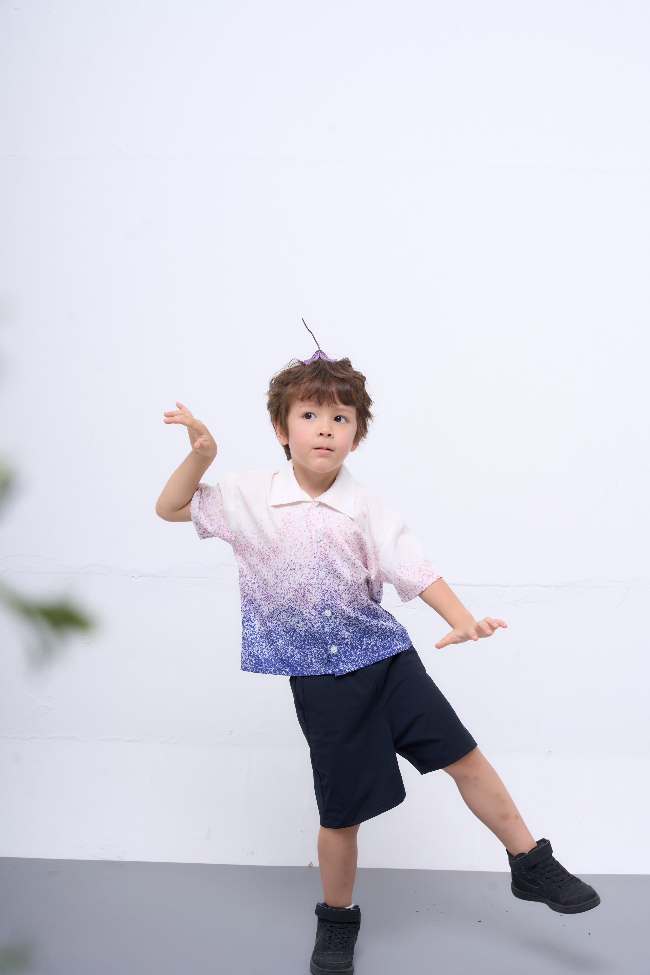 The Parrot | Aurora Blue Snowflake Shirt - Boy
