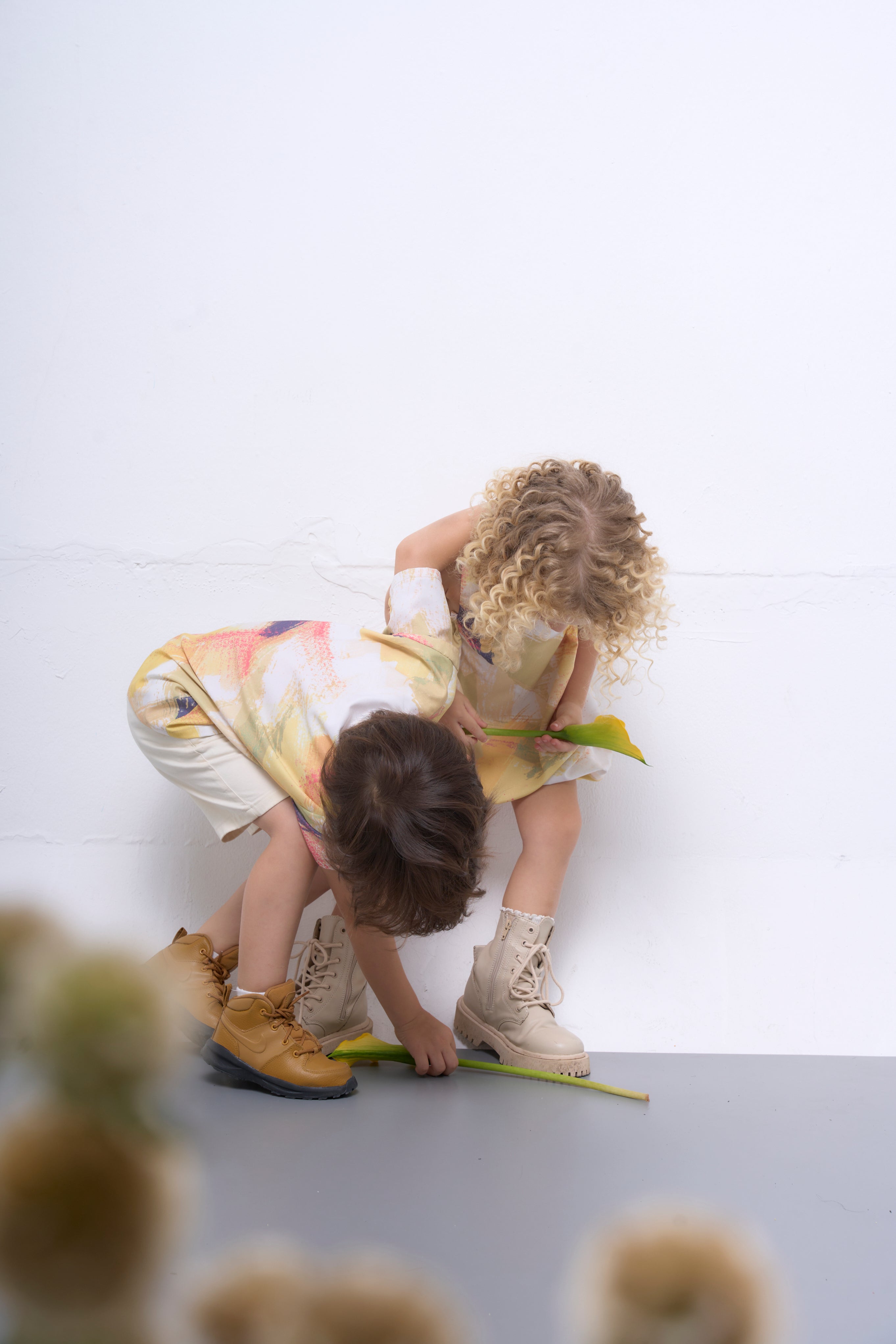 The Parrot | Soleil Tropical Shirt - Garden Yellow Print (Boy)
