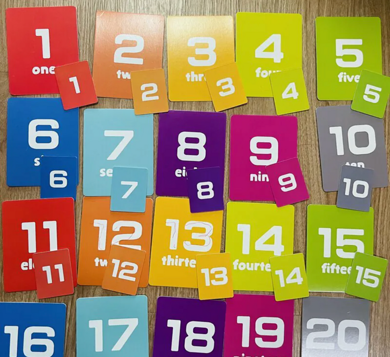 Books | Curios - English Flashcards - Numbers