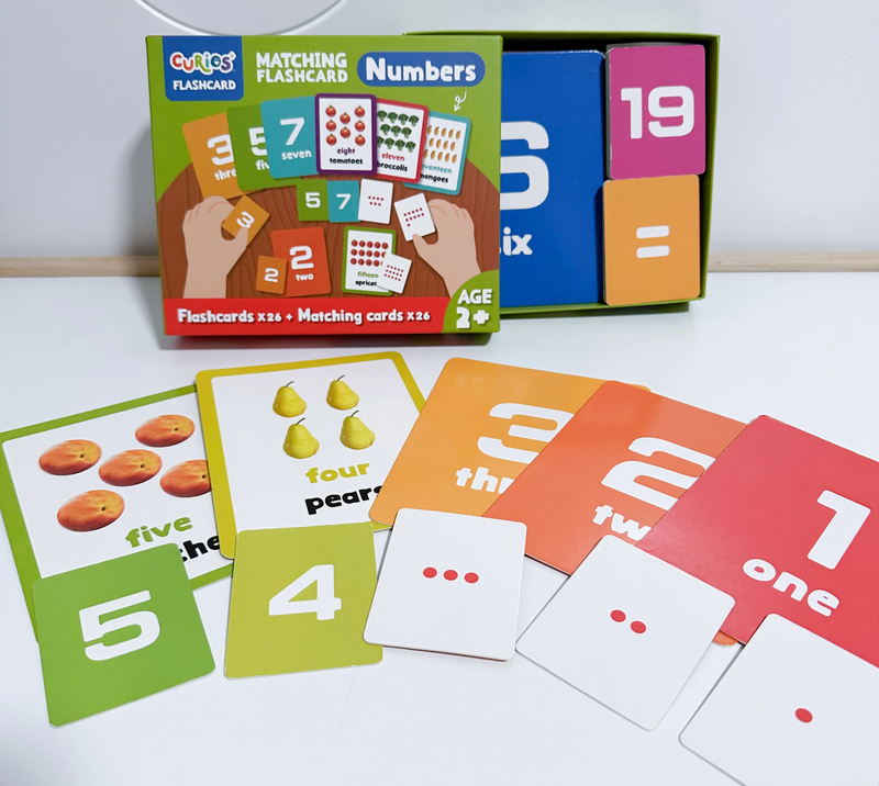 Books | Curios - English Flashcards - Numbers