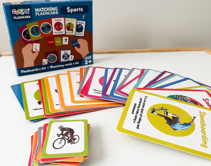 Books | Curios - English Flashcards - Sports