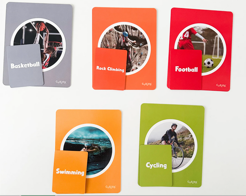 Books | Curios - English Flashcards - Sports