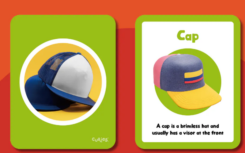 Books | Curios - English Flashcards - Clothing