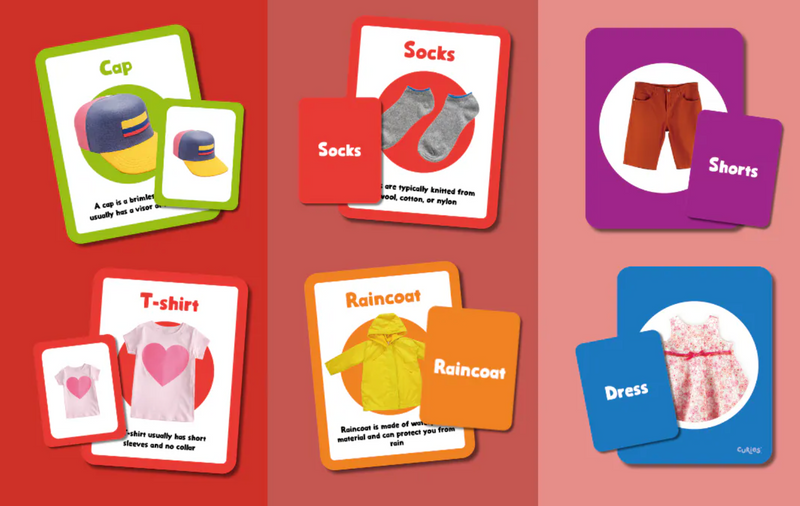 Books | Curios - English Flashcards - Clothing