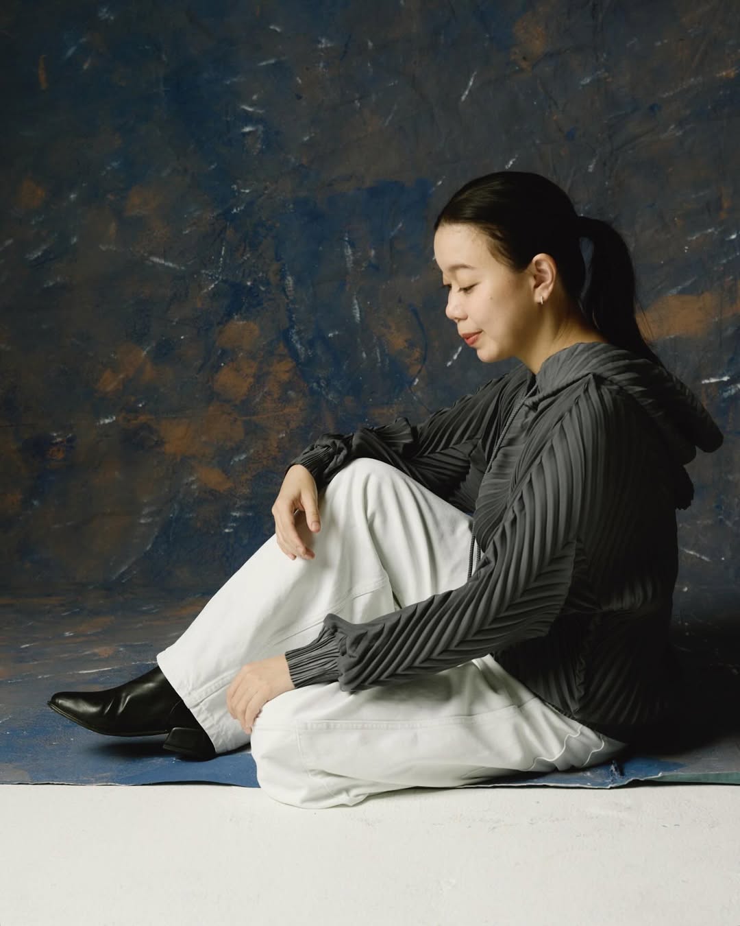 The Parrot | Kyra Pleated Hoodie