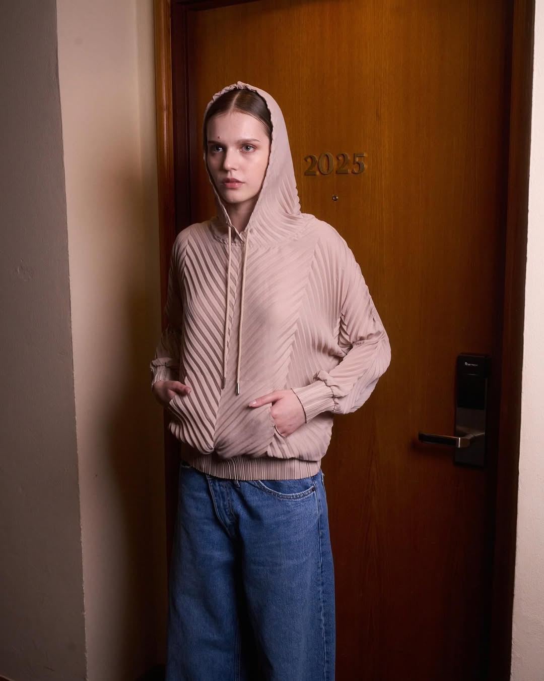 The Parrot | Kyra Pleated Hoodie