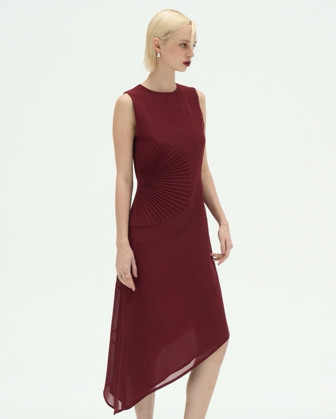 The Parrot | Renee Arc Pleat Midi