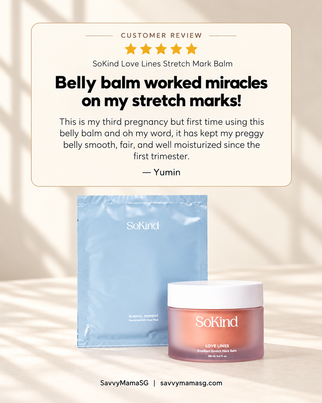 SoKind | Bump Beauty Bundle (Love Lines + Belly Mask)