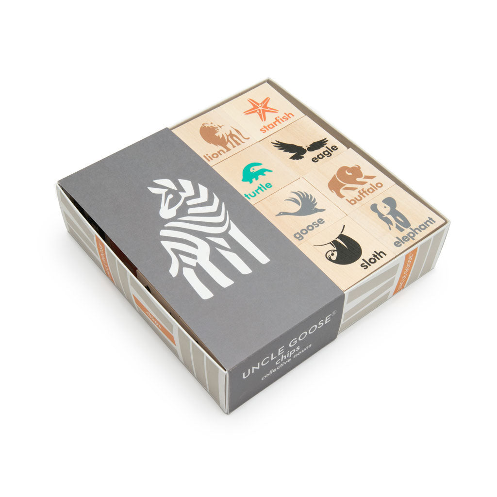 Uncle Goose Collective Noun Wooden Blocks | Educational Toys Box | SavvyMama