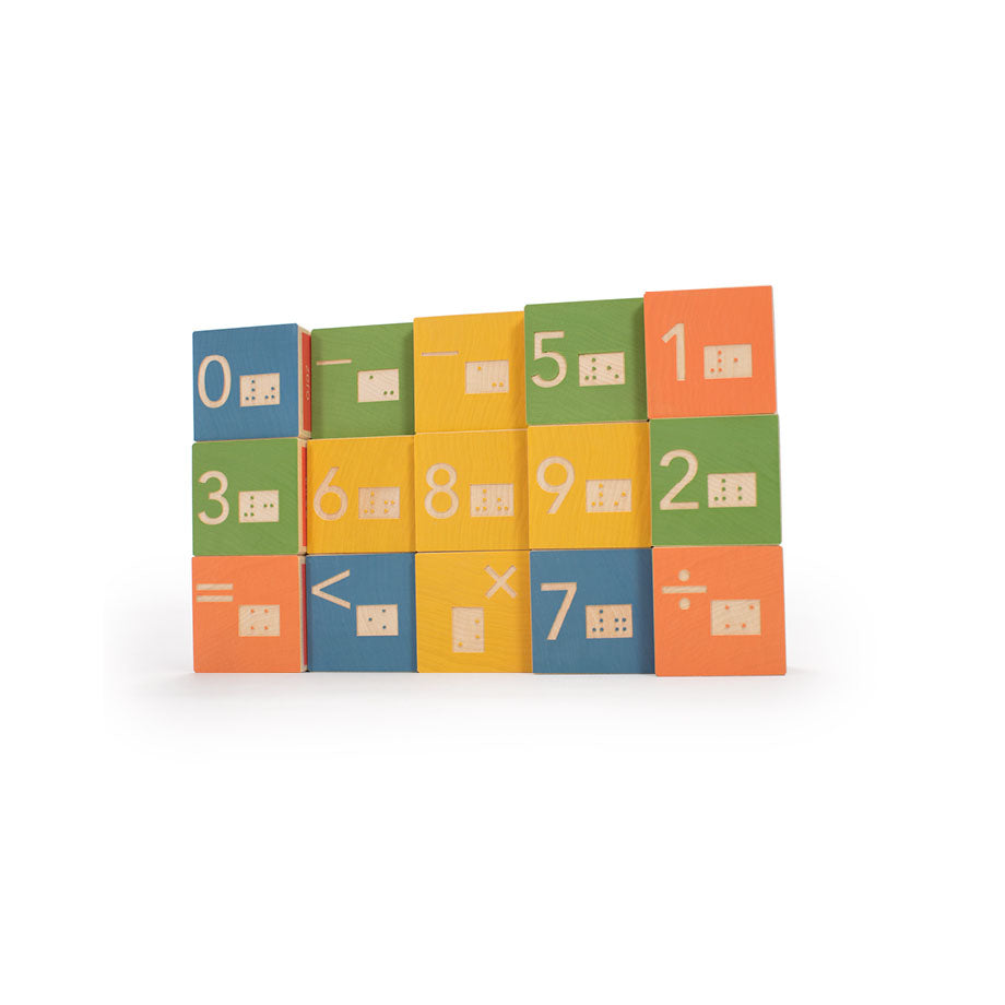 Uncle Goose Braille Number Blocks | Educational Toys | Wooden Blocks |  SavvyMama