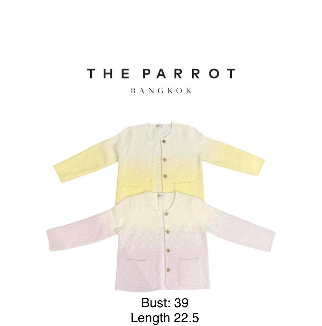 The Parrot | Mira Furry Ombré Cardigan