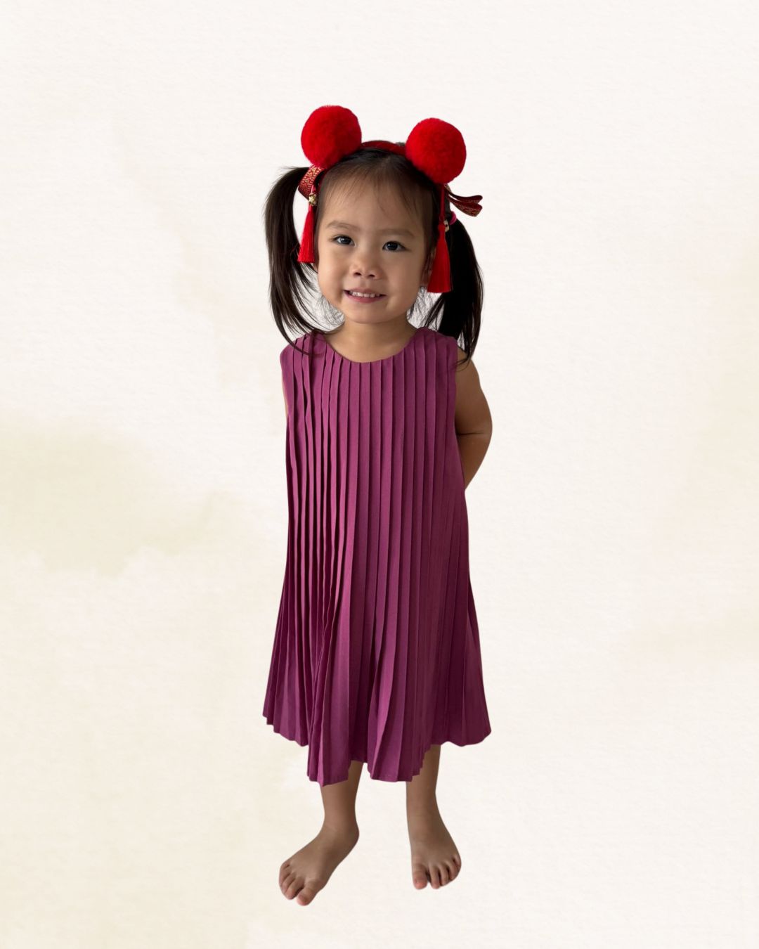 The Parrot | Elia Pleated Dress (Girl)