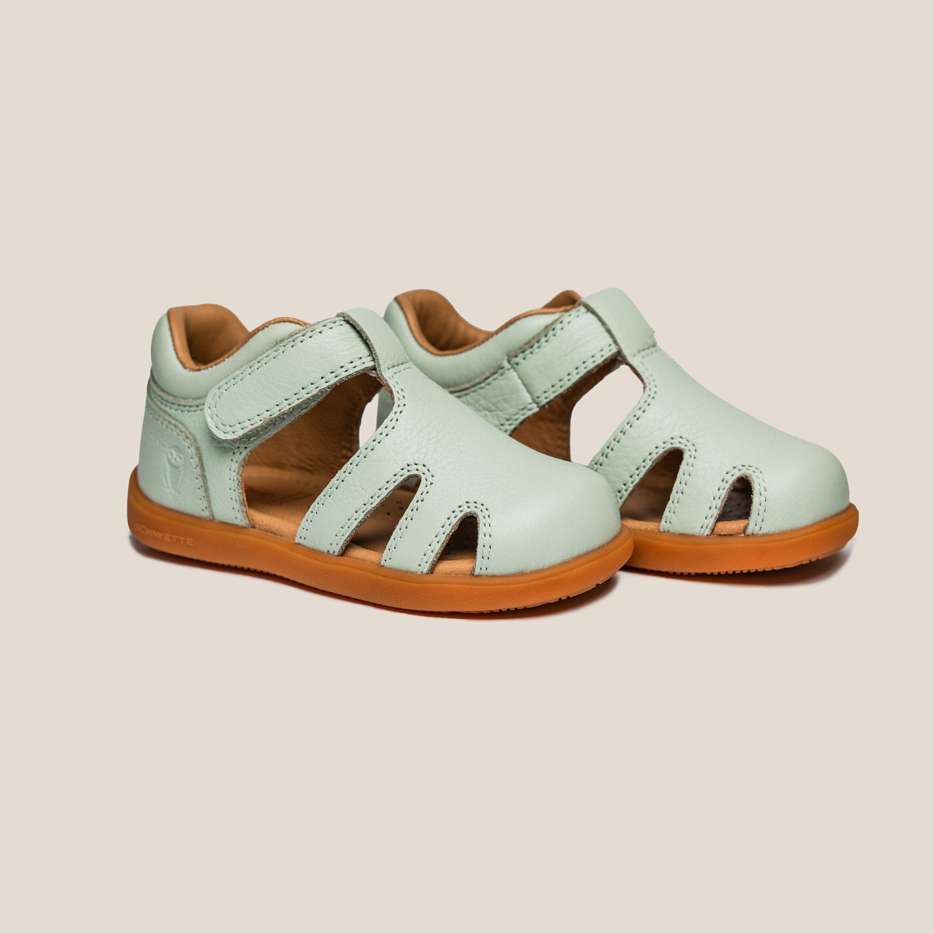 Schwette Footwear | Joyeux (First Walker) in Catigan Green