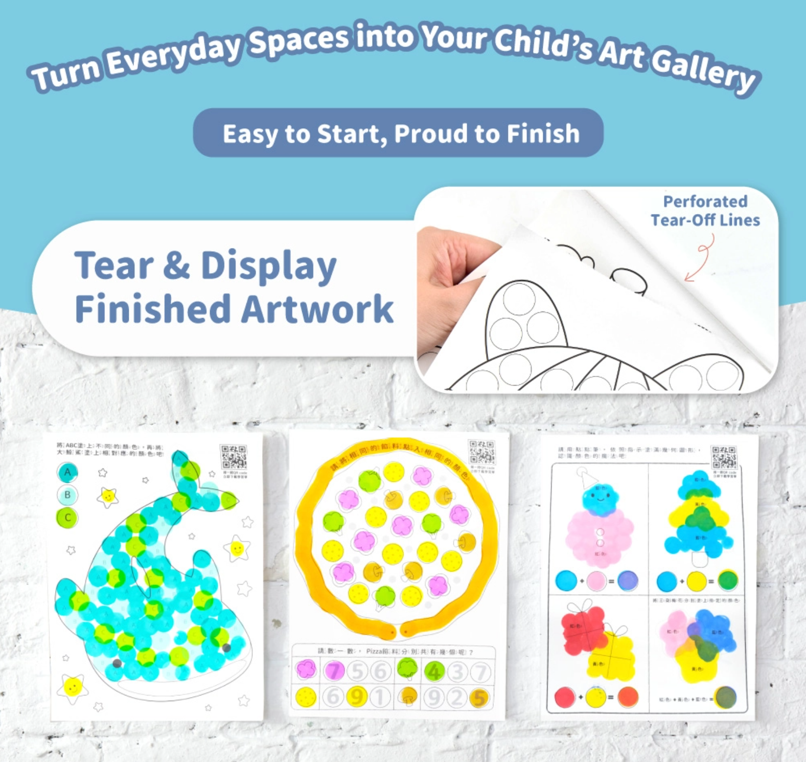 Mamayo|dot marker doodle book|tear off artwork pages|toddlers preschool|learning activities|kids crafts