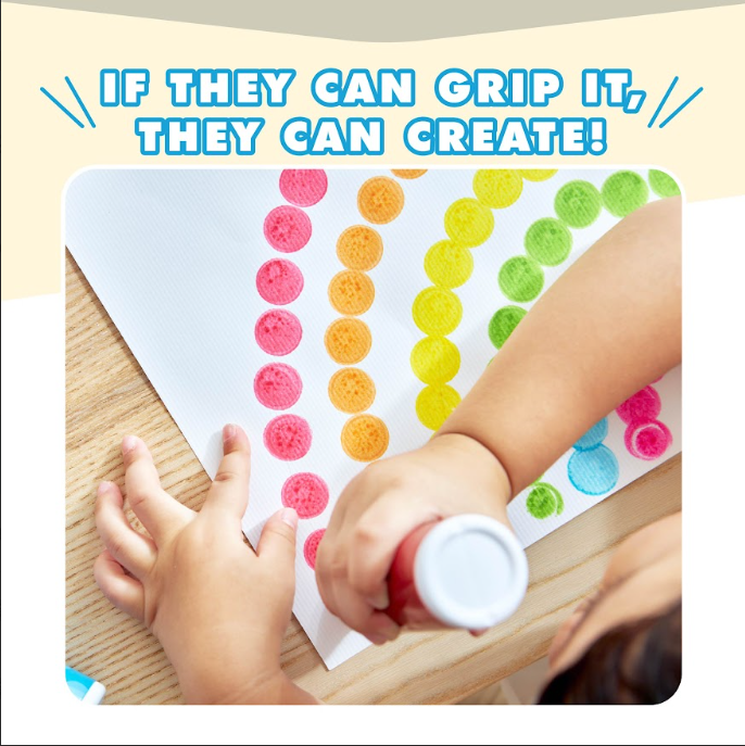 Mamayo|dot markers for toddlers|washable kids paint markers|sensory art|fine motor activity|creativity