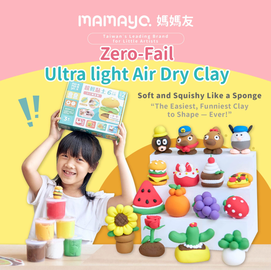 ultra light clay|air dry clay for kids|creative clay toy|soft modeling clay|DIY art craft for toddlers