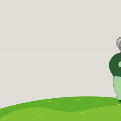 Coin Pouch  | Green | Animation | School Bag Pouch | SavvyMamaSG