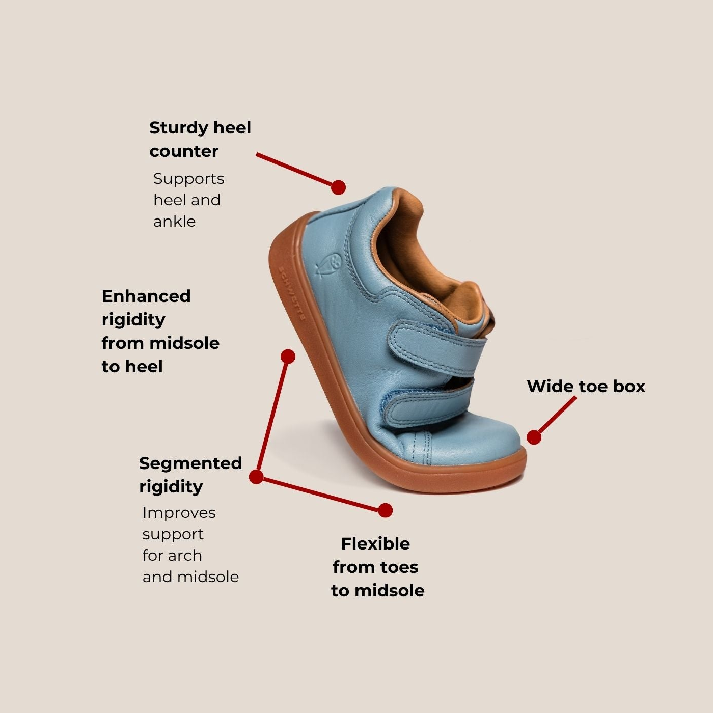 Schwette Footwear | Flanay (Toddler) in Dasher Blue