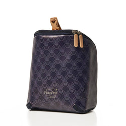 pacapod changer pod, pacapod singapore, diaper change bag, pack diapers singapore, navy deco print, navy fan japanese print