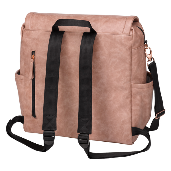 Petunia Pickle Bottom | Boxy Backpack : Dusty Rose Matte Leatherette