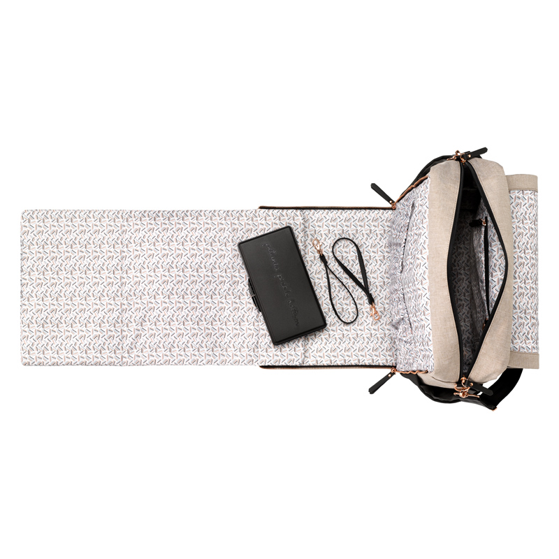 Petunia Pickle Bottom | Boxy Backpack : Sand/Black