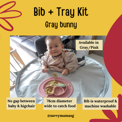 tidy tot, weaning tray kit singapore, baby led weaning, blw cleaning, blw mess