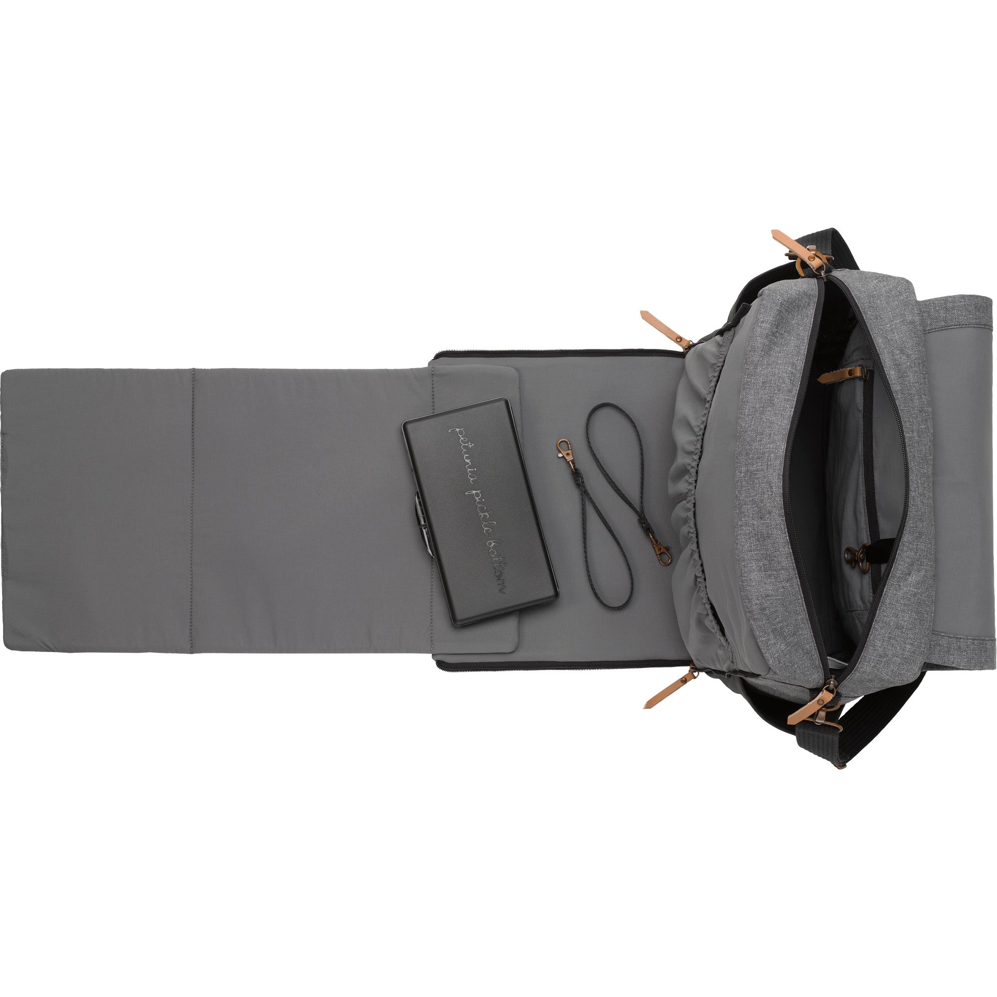 Petunia Pickle Bottom | Boxy Backpack : Graphite/Black