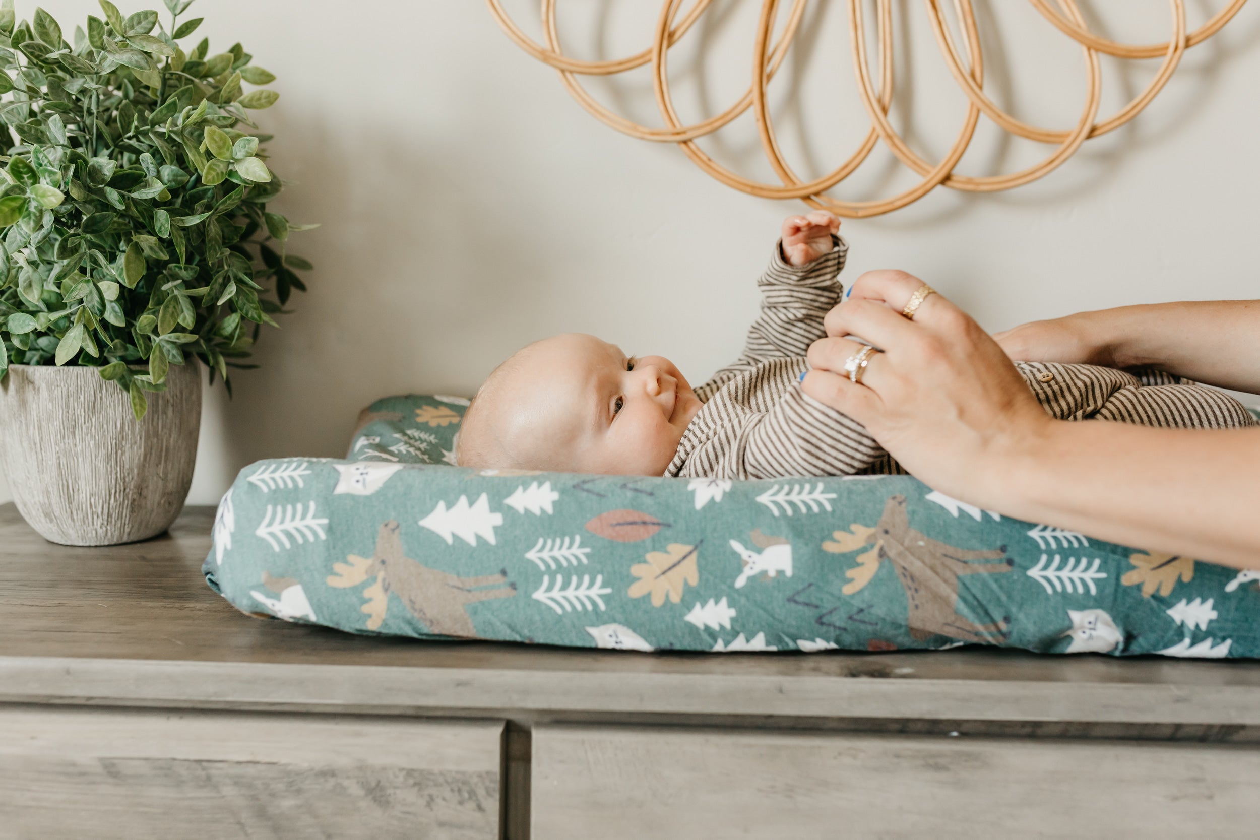 Copper Pearl | Diaper Changing Pad Cover - Atwood