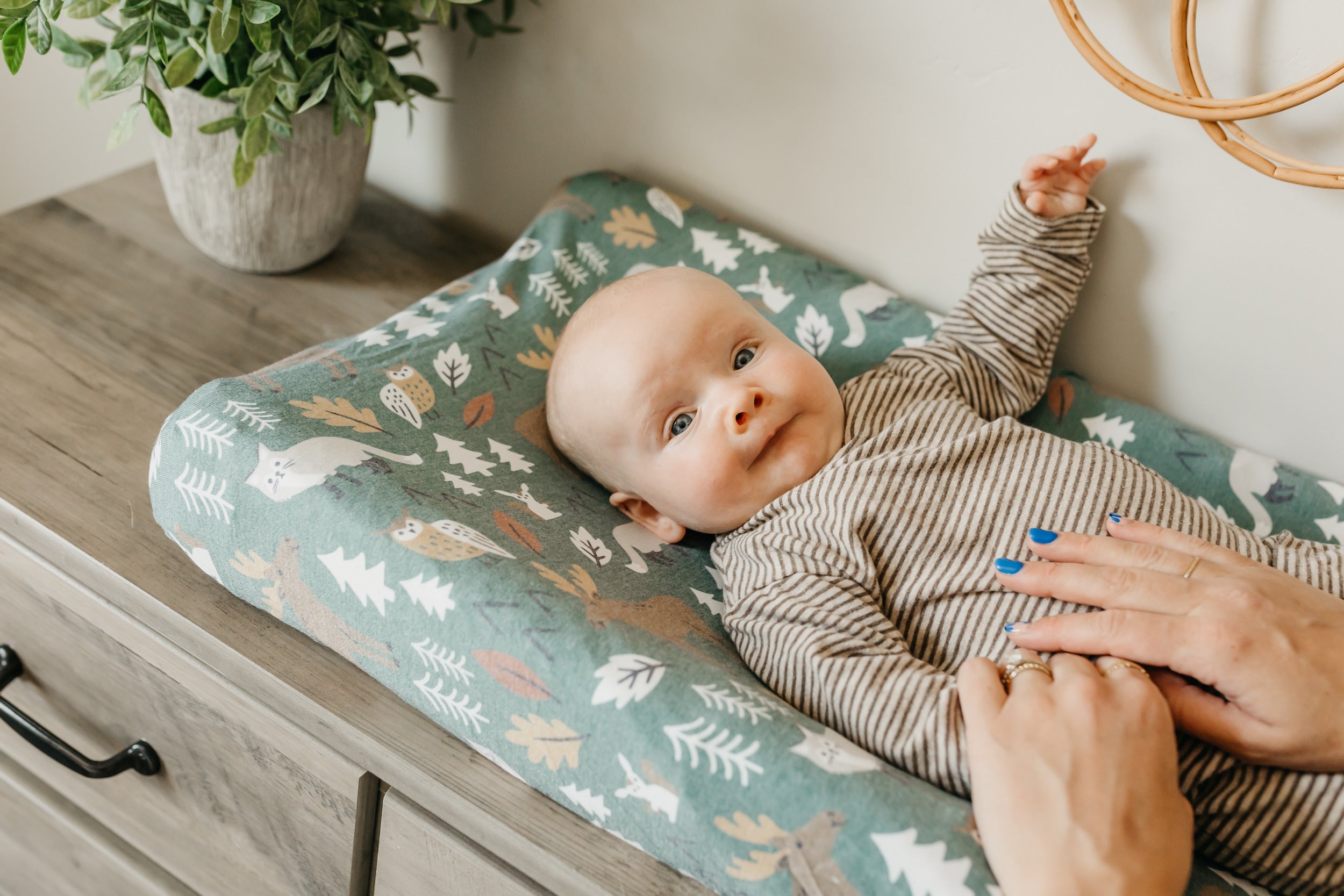 Copper Pearl | Diaper Changing Pad Cover - Atwood