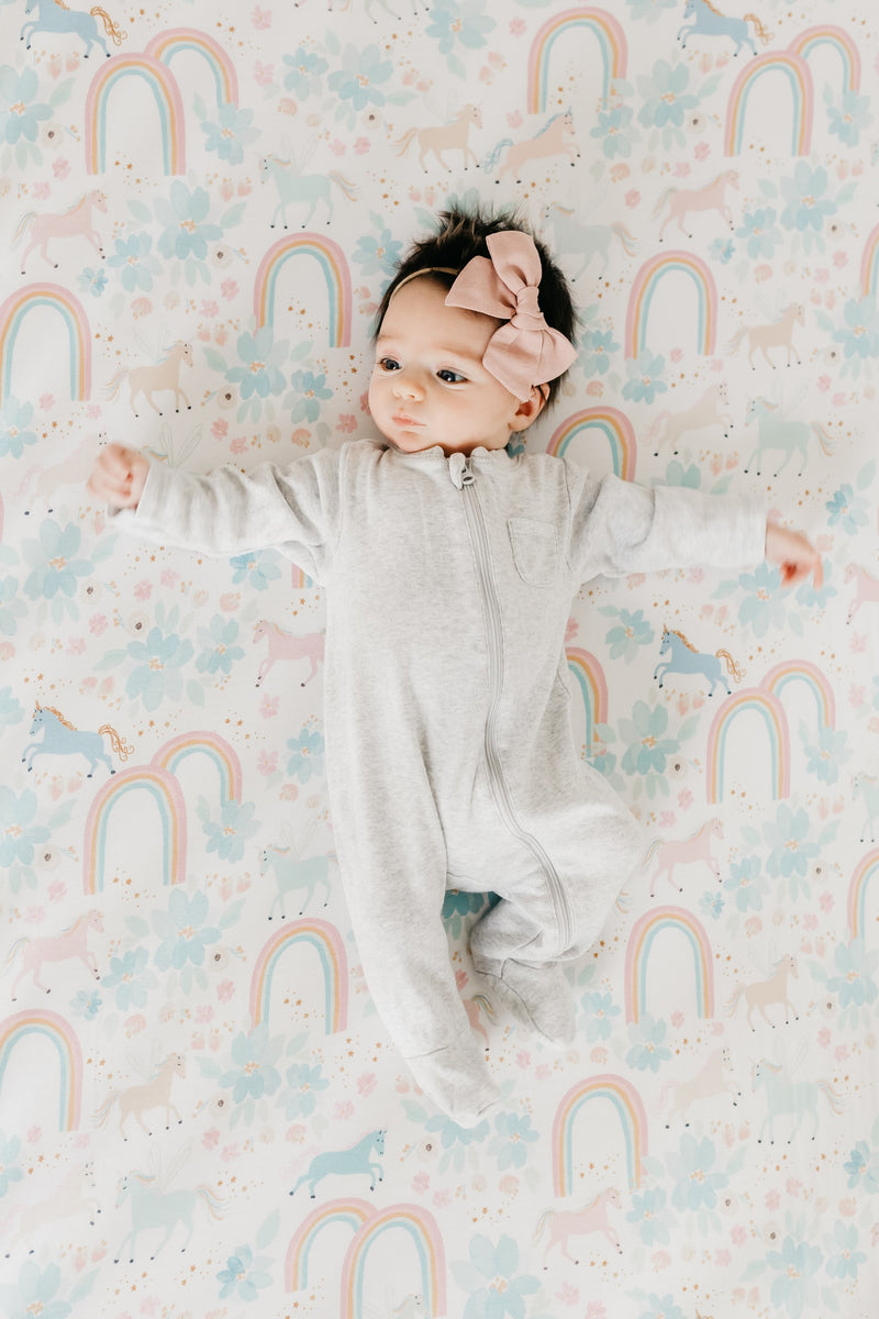 Copper Pearl | Crib Sheets - Whimsy