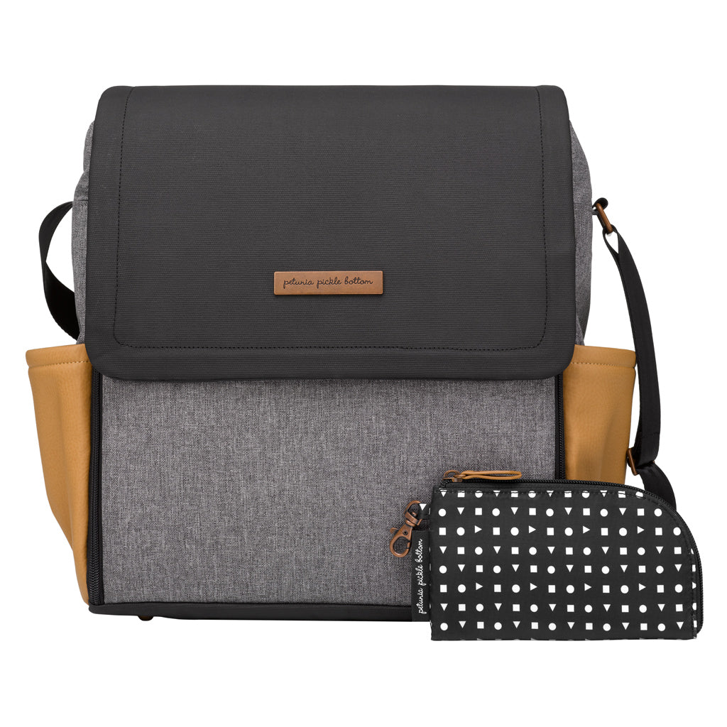 Petunia Pickle Bottom | Boxy Backpack : Camel/Graphite