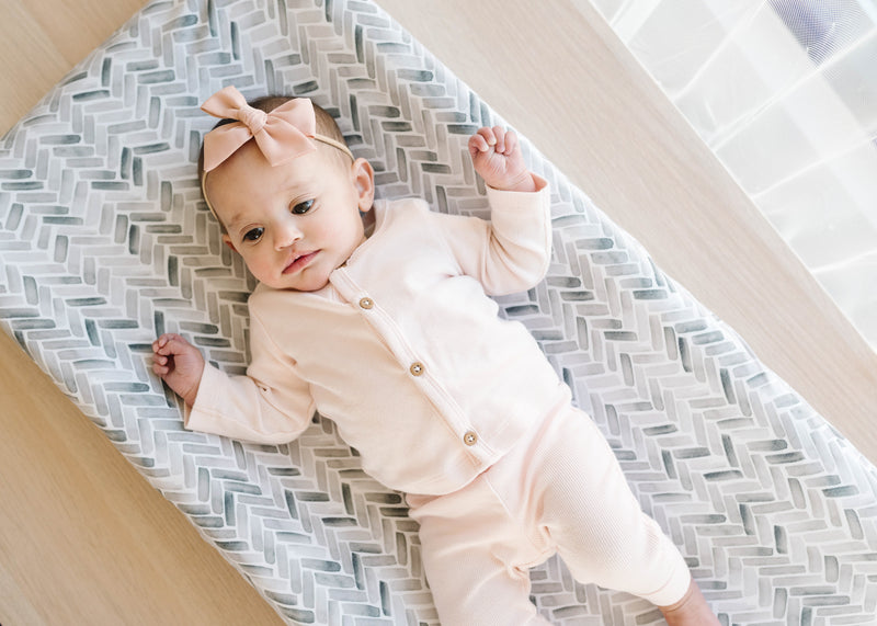 Copper Pearl | Diaper Changing Pad Cover - Alta