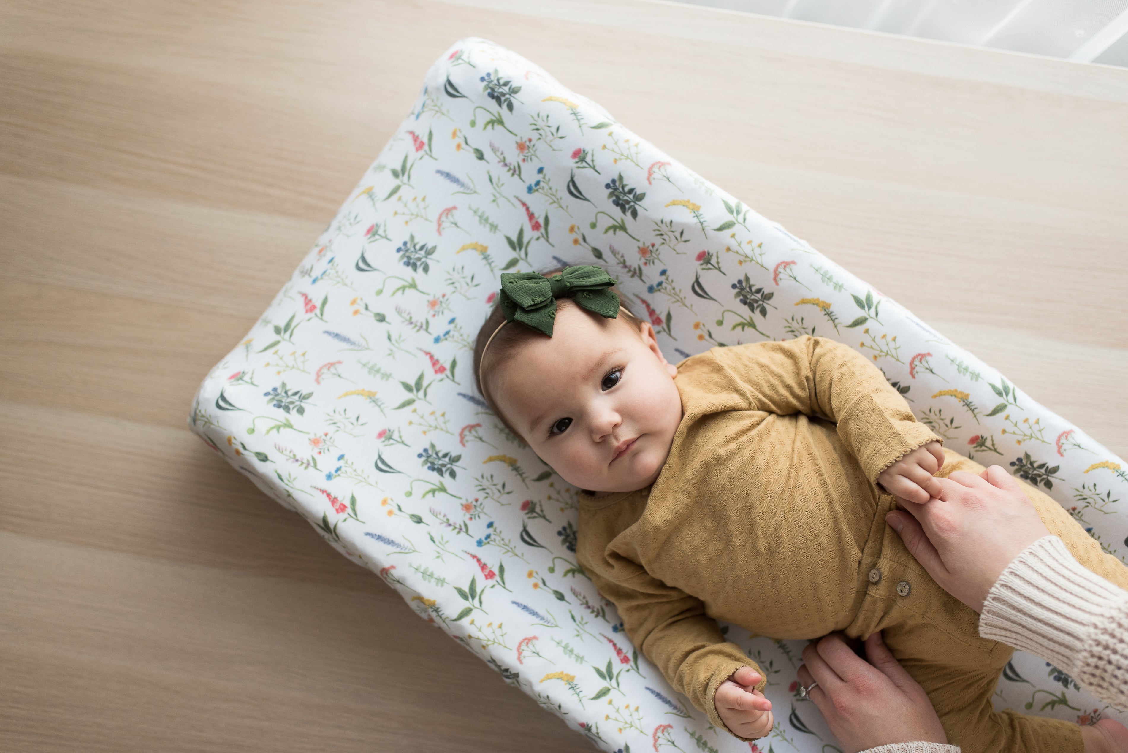 Copper Pearl | Diaper Changing Pad Cover - Aspen