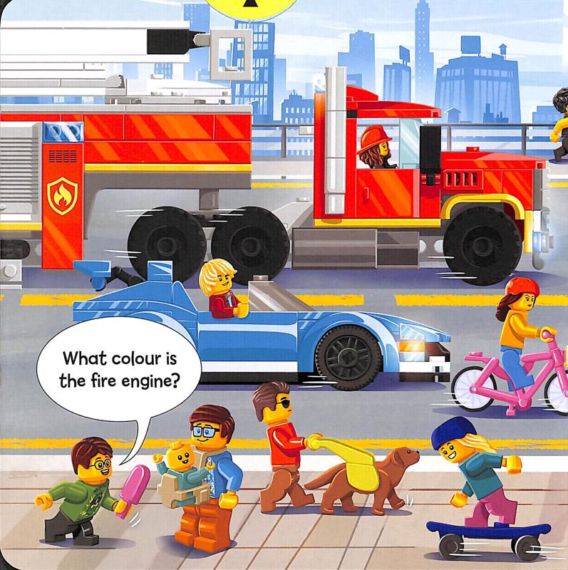 Books | LEGO City Fire Station: A Push, Pull and Slide Book